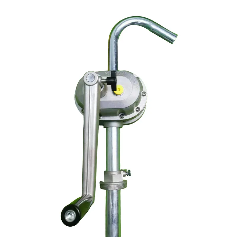 High Flow Aluminum Hand Operated Rotary Drum Barrel Pump