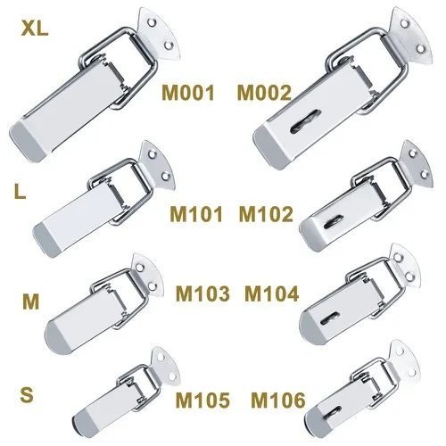 Polishing case hardware stainless steel snap lock