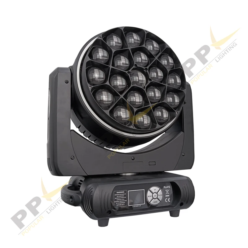 PPL Professional stage moving head pixel led 19pcs 40W Bee EYE LED Zoom Wash Light