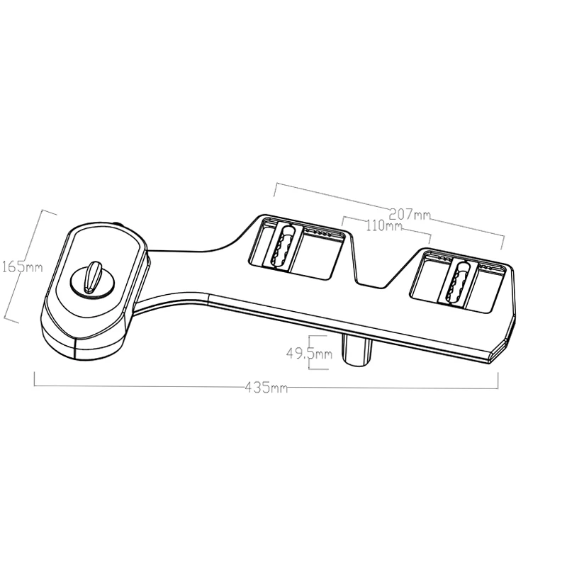 Galenpoo High quality wholesale Bathroom Toilet Bidet Attachment non Electric Bidet