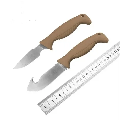 Factory direct hot selling 2PC fixed blade outdoor hunting knife set