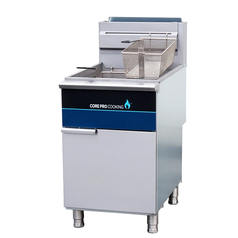 Hot sale commercial kitchen equipment gas deep fryer chicken potato chip frying machine