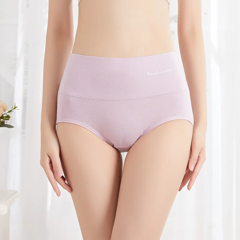 Seamless underwear ladies seamless panties cotton crotch breathable Mid waist girl lace briefs female seamless panties