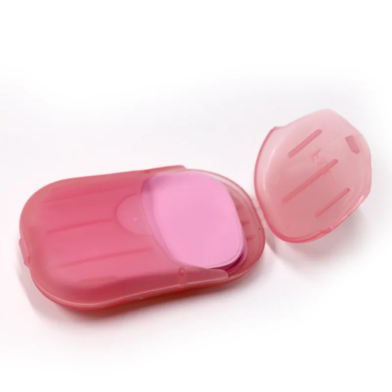 Skin Friendly Disposable Water Soluble Portable Travel Hand Washing Paper Soap Sheets