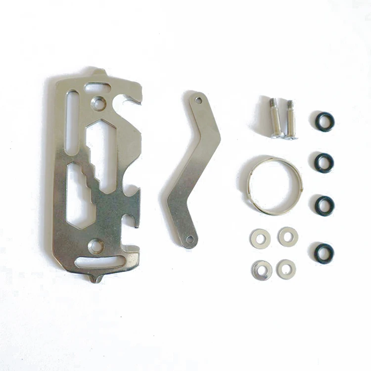 EDC Keychain Multitool Pry Bar Key Holder Keysmart Pocket Clip Pocket Tools With Bottle Opener Belt Cutter