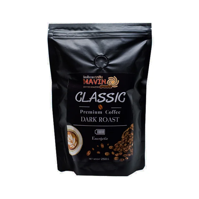 
 Classic Roasted Thailand Blend Coffee Dark Roast Premium Thai Coffee Beans Mavin Coffee Brand  