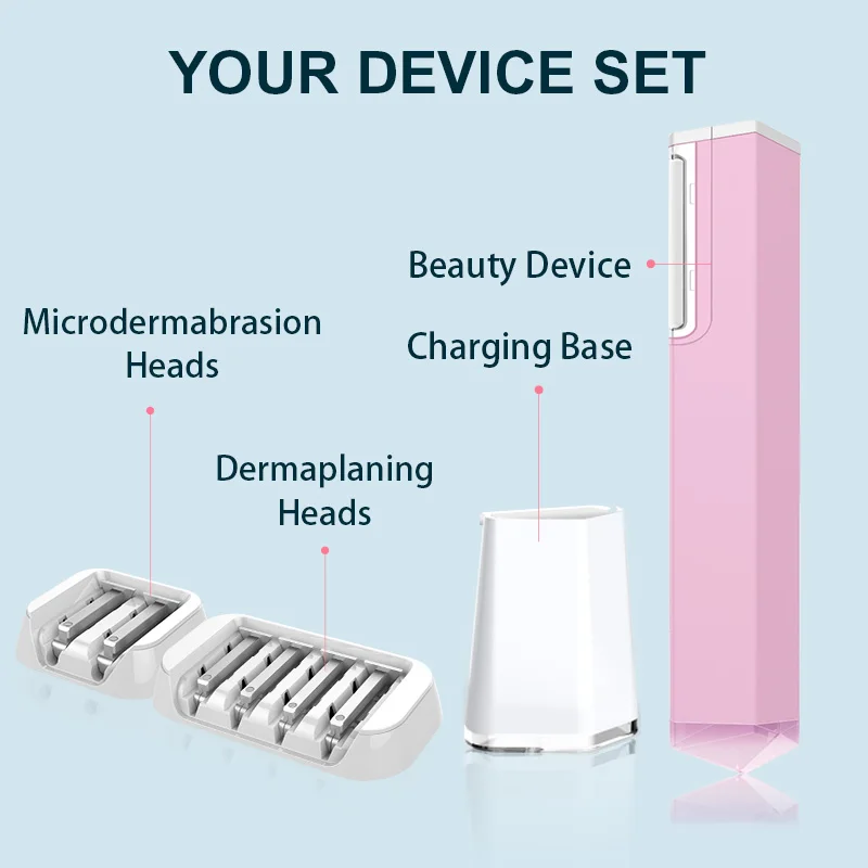 Wireless Charging dermaplaning and hair remover tool dermaplane skincare