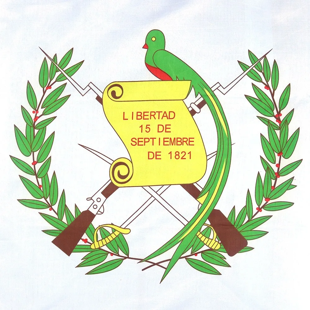 Cheap Polyester Screen Printing New Products 3*5ft Guatemala Wind Flag