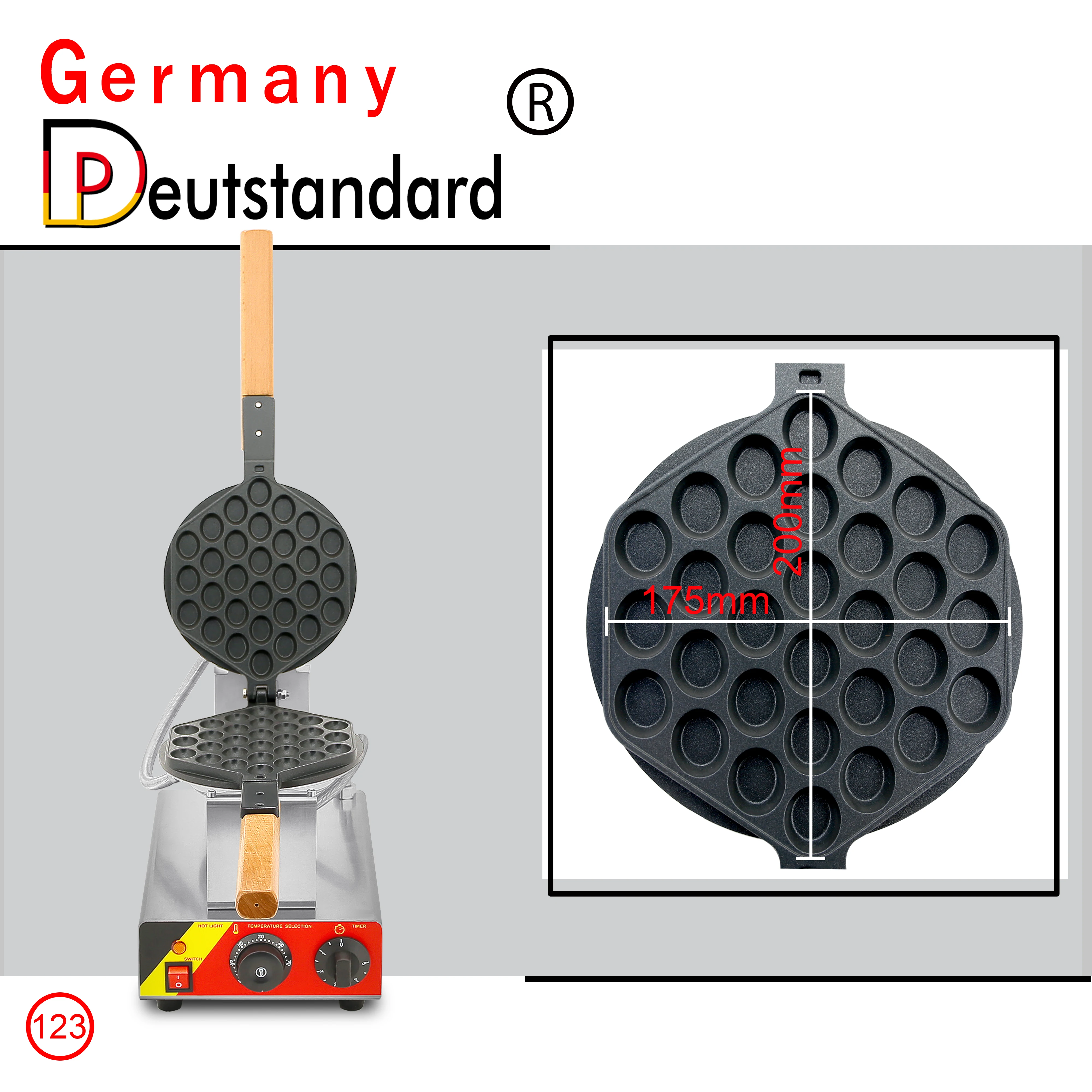 Commercial Non-stick Hong Kong Bubble Egg Waffle Maker