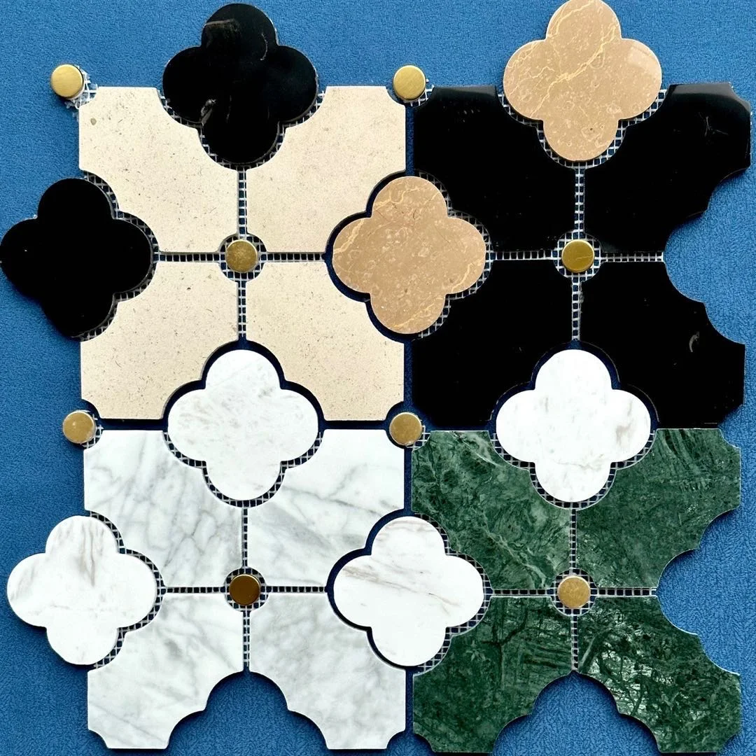 Apartment Floor Tiles Marble Marble mosaic floor carpet wall tile