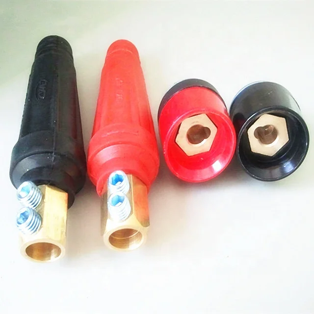 200A Red and Black CE Machine Cable Plug DKJ-16