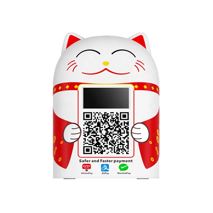 6-битный цифровой дисплей сканирование для оплаты qr-код оплата звуковая коробка голосовой динамик с 1 8 дюймовым черным экраном