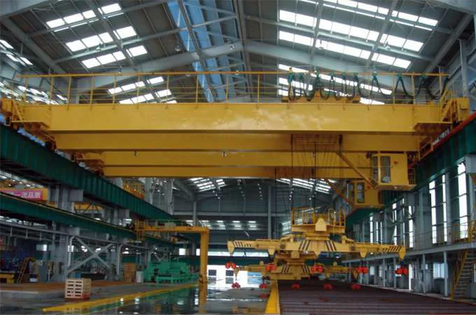 QY type 10 20 30 50 ton customized heavy duty double girder insulated bridge crane China hot selling support customization