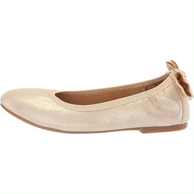 Professional custom High Quality Classic Leisure Flats Women Flat Shoes Genuine Cow Leather Shoes