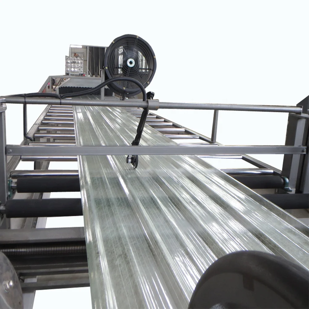 FRP glass fiber roof sheet production line