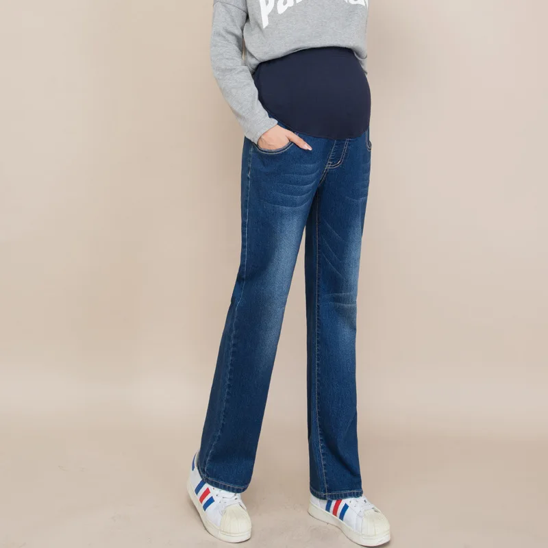 custom ladies high quality jeans stretch skinny fit maternity denim pants womens customized maternity jeans pregnant