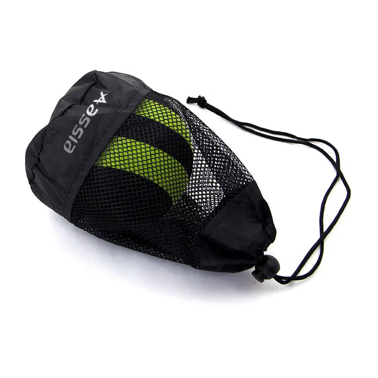 Custom Logo Wholesale Large Black Nylon Mesh Balls Bags Sport Drawstring Pouches