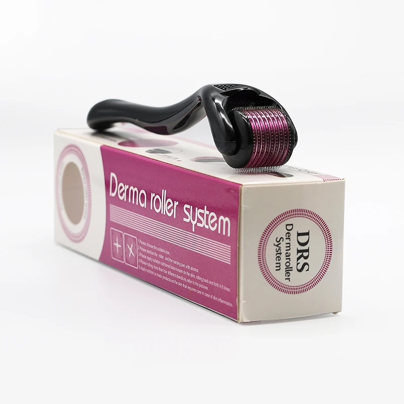 Titanium 0.5 mm Noiseless Chinese 540 Derma Needle Jade Roller Device Facial MassagerMicrocurrent Face Skin Care