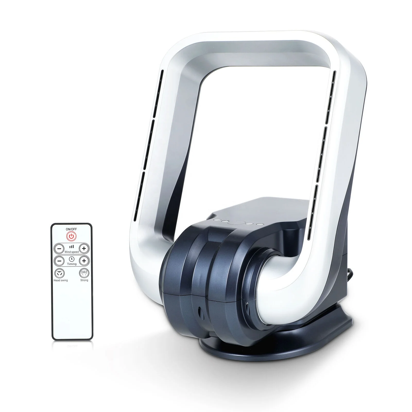 Modern Design ABS Material  Three In One Cool Heat  Activated Carbon Filter Household Air Purifier Bladeless Fan