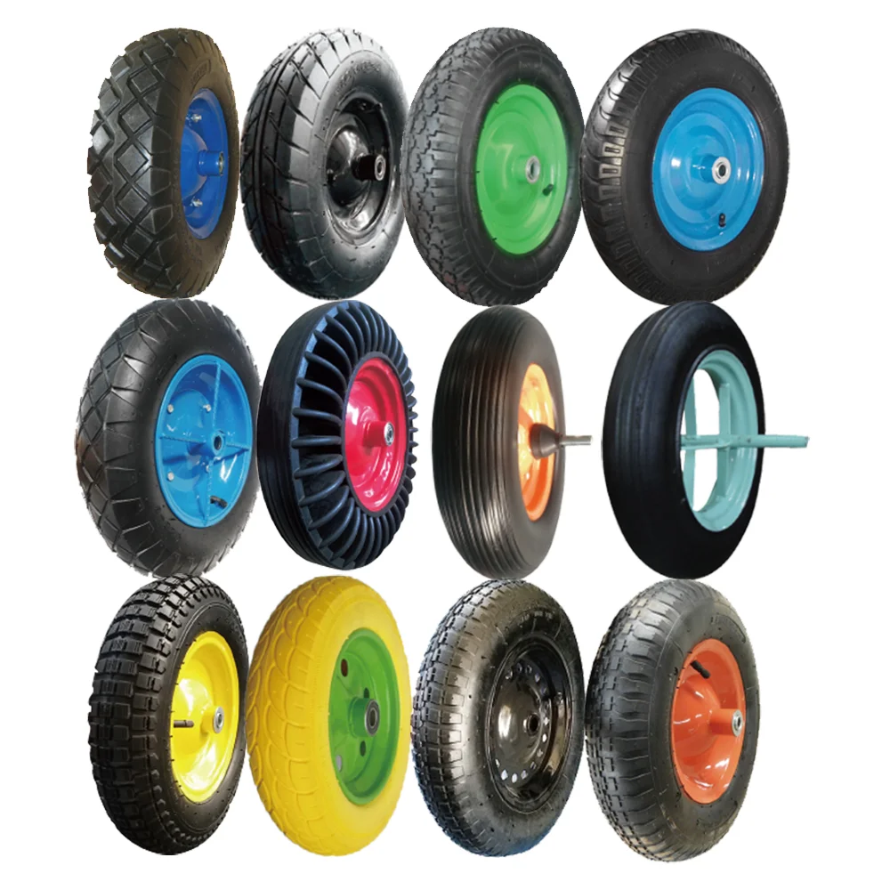 13 14 15 16 inch Wheelbarrow Wheel Barrow Wheel and Tyre with 3.50-6 3.00-8 3.25-8 3.50-8 4.00-8