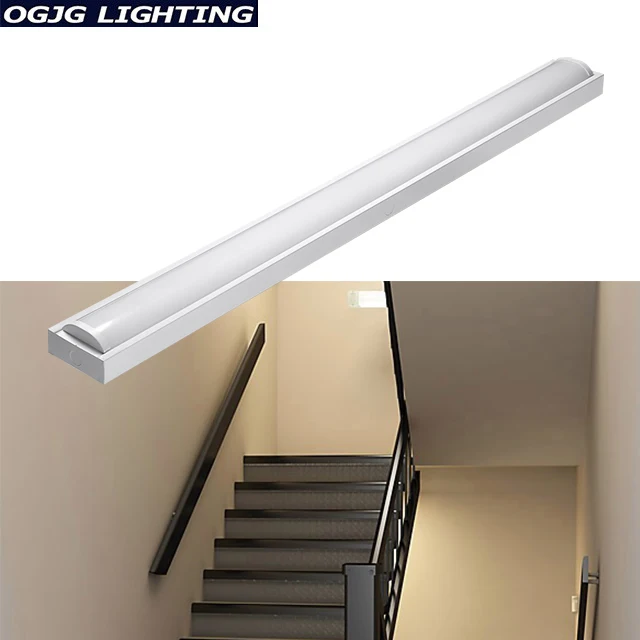 
5 years warranty Corridor hallway stairwell linkable motion sensor emergency battery backup led batten light 