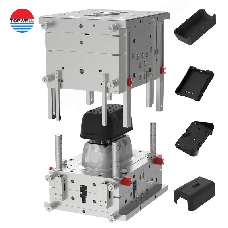 High performance ABS car parts plastic molding injection Multi Cavity two Colored plastic Moulding customized injection moulds