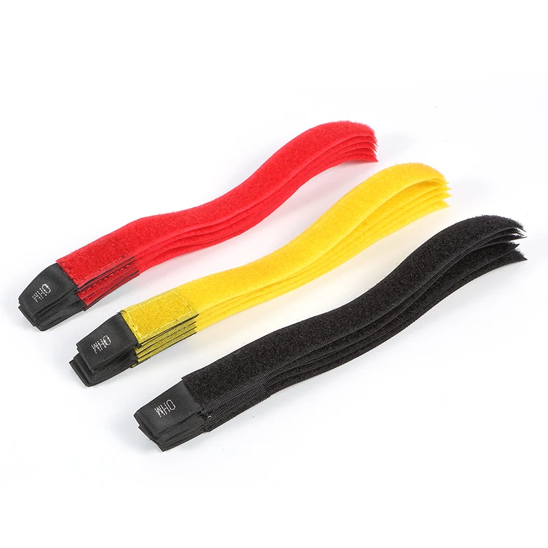 wholesale custom reusable sizes colorful nylon self-locking wire hook and loop cable ties/cable straps