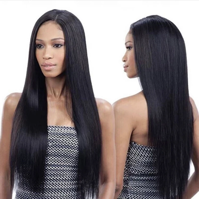 2024Peruvian Hair 100% Virgin  With Baby Hair Human Lace   front Lace Frontal With Bundles