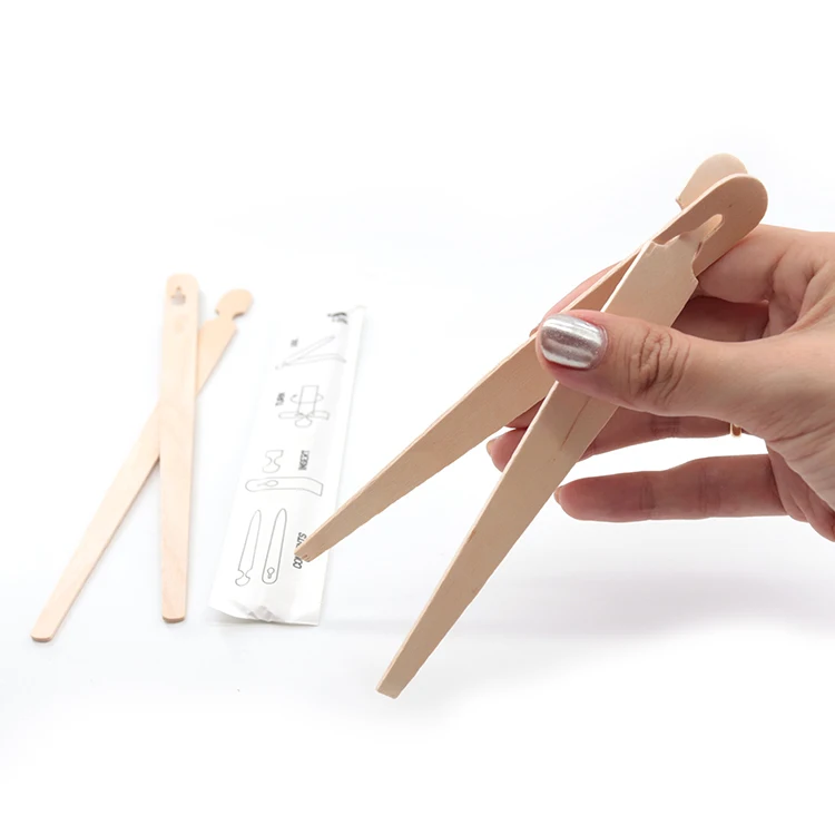 Estick Disposable Birch Wood Individual Paper Wrapped Chopsticks Child Chopsticks For Baby Learning
