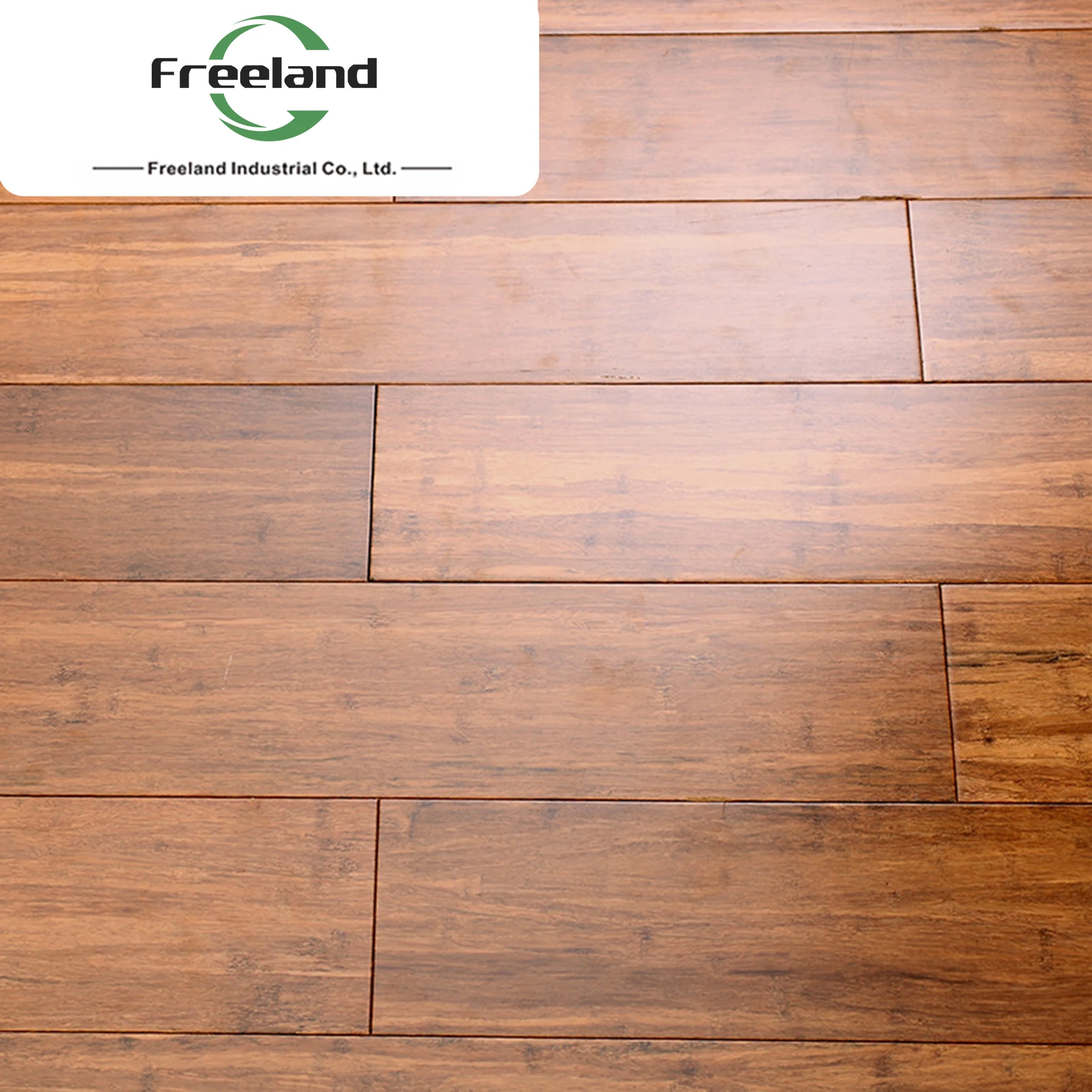 Натуральный 100% карбонизированный бамбуковый настил из твердой древесины, внутреннее украшение, бамбуковое напольное покрытие