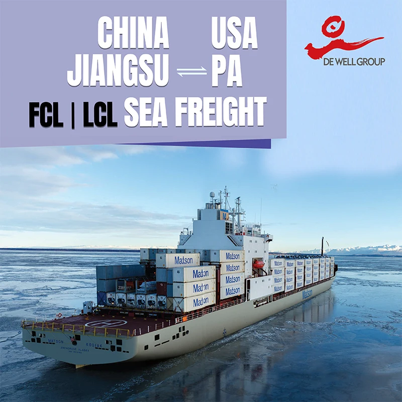 freight forwarder From China wuxi suzhou Shanghai to USA Philadelphia Pittsburgh PA agent Shipping prices