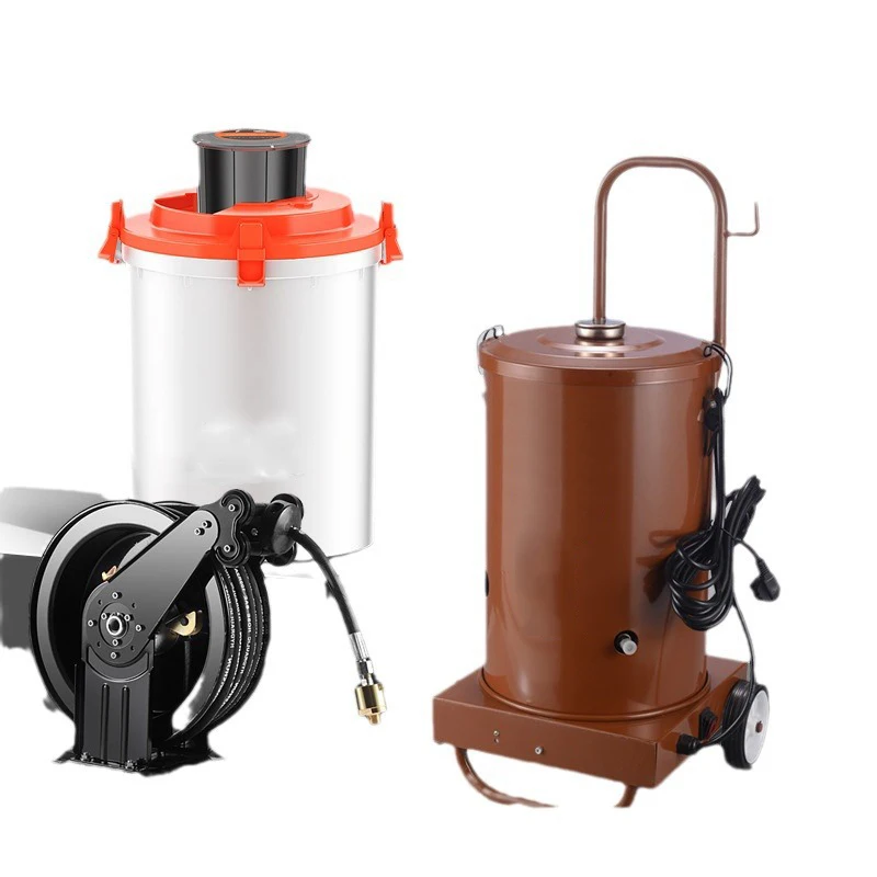 12/15/18L 24/220V Automatic Electric barrel High Pressure auto lubrication Grease Filling Pump for concrete pump