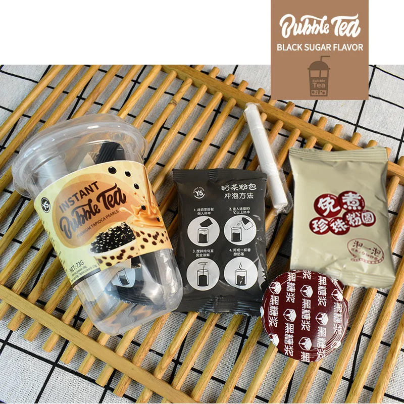 Горячая Распродажа популярная чашка Tapioca жемчуг Boba молочный чай мгновенный пузырьковый