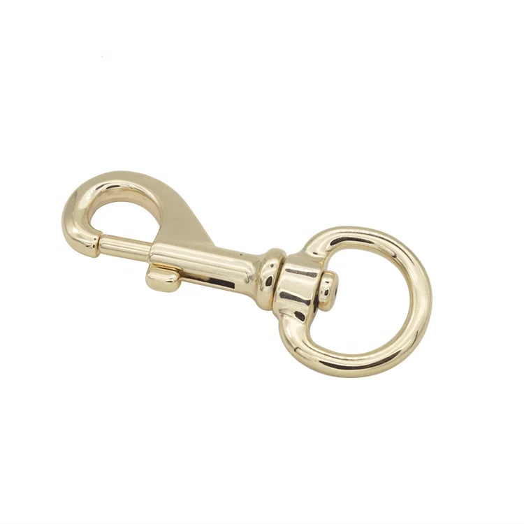 Hot New Products Customized Gold Carabiner Metal Dog Hook Buckle For Handbag