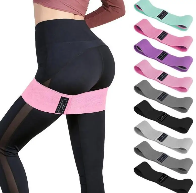 TOPTONS Fabric Hip Band Resistance Custom Booty Bands Circle Set