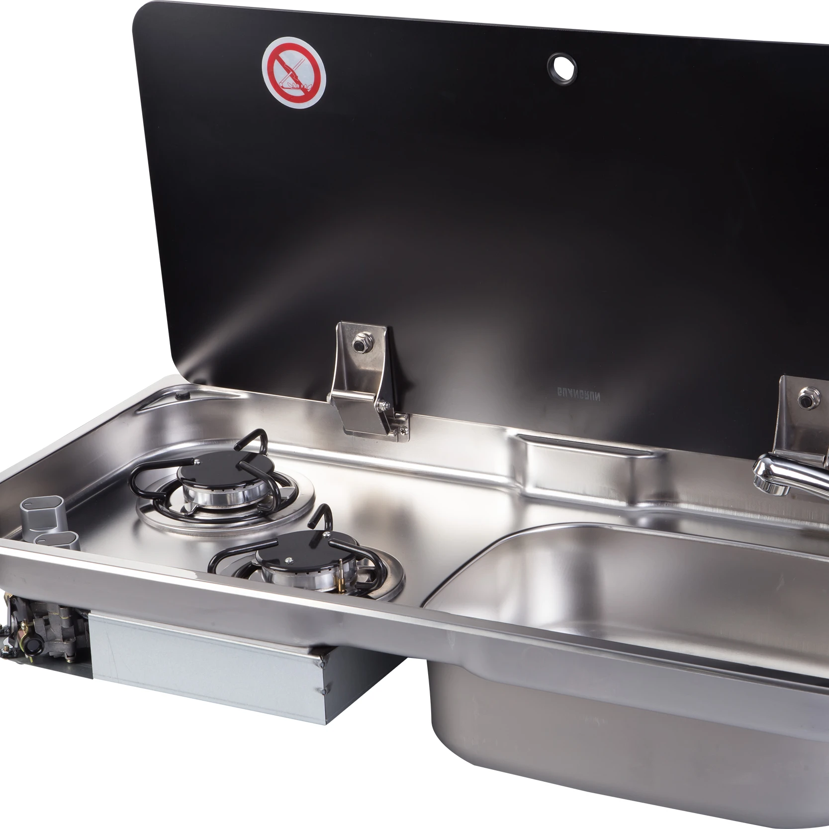 SMART SPACE VOLUME MINI APARTMENT RV MOTORHOMES CARAVAN  RV Boat Yacht Caravan kitchen sink stove combi two  burner GR-904