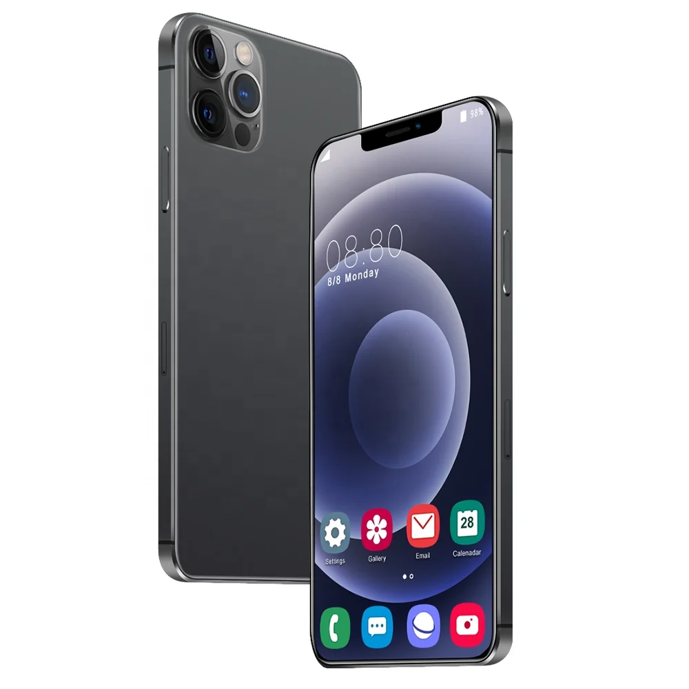  Новинка 2021 лидер продаж оригинальные смартфоны i12 Promax 6.7HD + с разблокировкой по лицу и отпечатку пальца 12