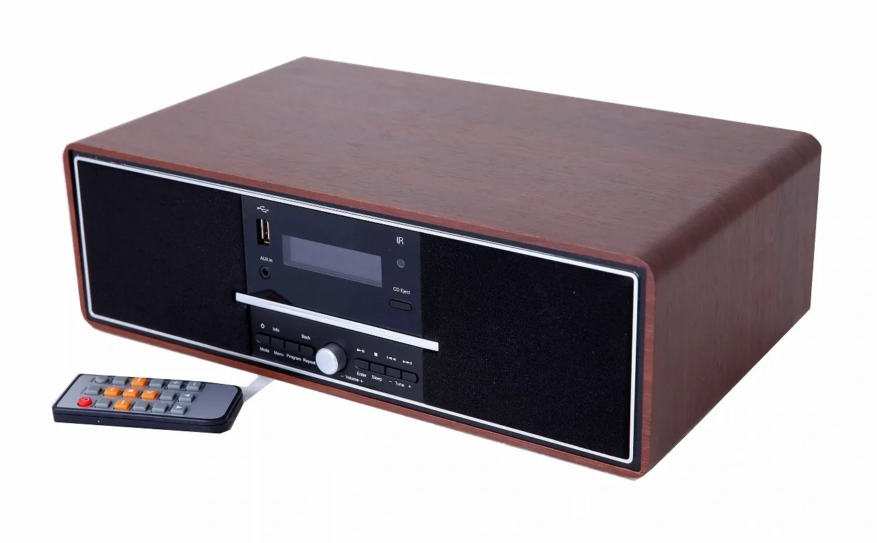 Wireless Stereo Subwoofer Altavoz Wood Home Audio Desktop Speaker