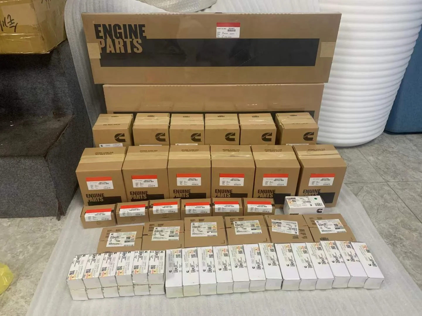 Genuine Overhaul Kit  6D102 S6D102E-1 S6D102 Overhaul Rebuild Kit For 5.9L 12V Engine