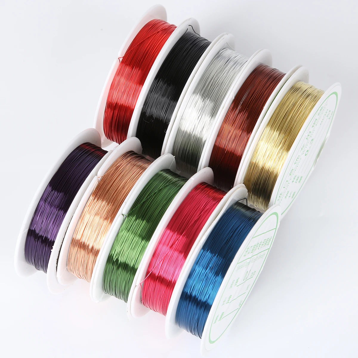 0.2/0.25/0.3/0.4/0.5/0.6/0.8/1 mm DIY Jewelry Craft Making Accessories Gold/Red Copper/Silver Copper Wire
