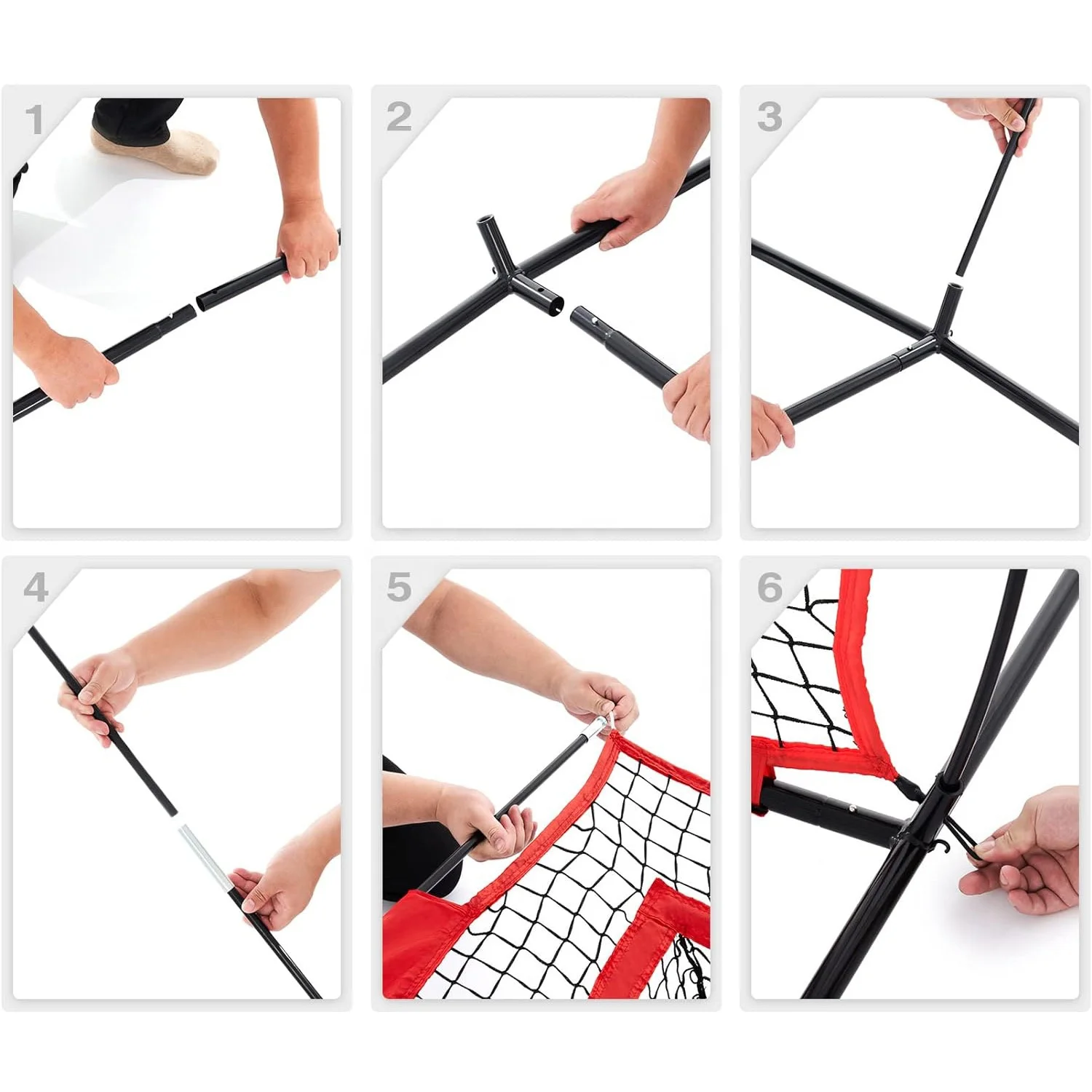 Custom Portable Outdoor American Football Throwing Net Back Stop Net for Throw Accuracy Improving