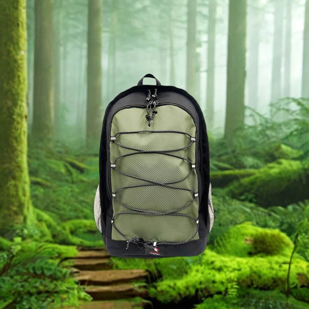 Unisex Outdoor Hiking Backpack Waterproof Ripstop Nylon Sport Bagpack Zipper Closure Custom Soft Backpack College School bag