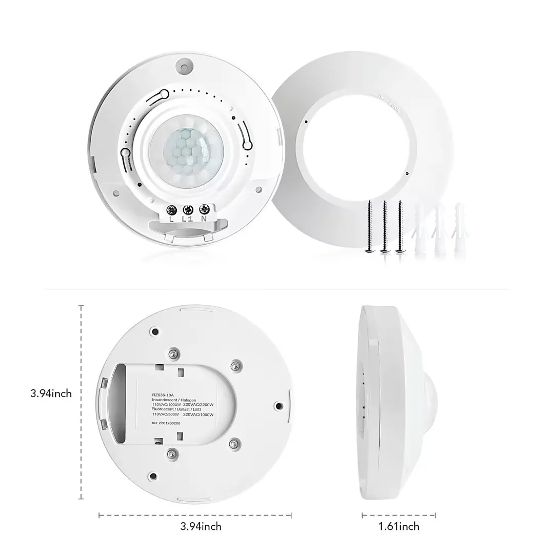 Motion Sensor PIR Motion Sensor 360 degree Ceiling Mounted Motion Sensor