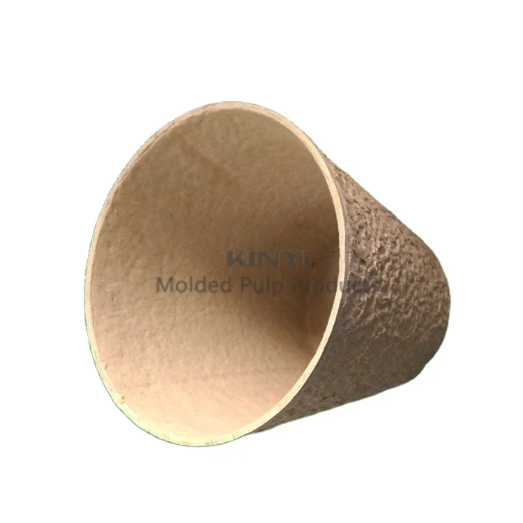 
Biodegradable recycled paper pulp garden planting pot 