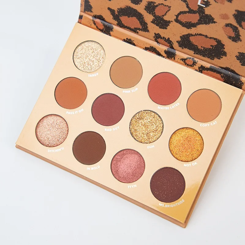 KILLFE organic vegan mineral 12 color eyeshadow palette cruelty free harmless chemical ingredient makeup pallet