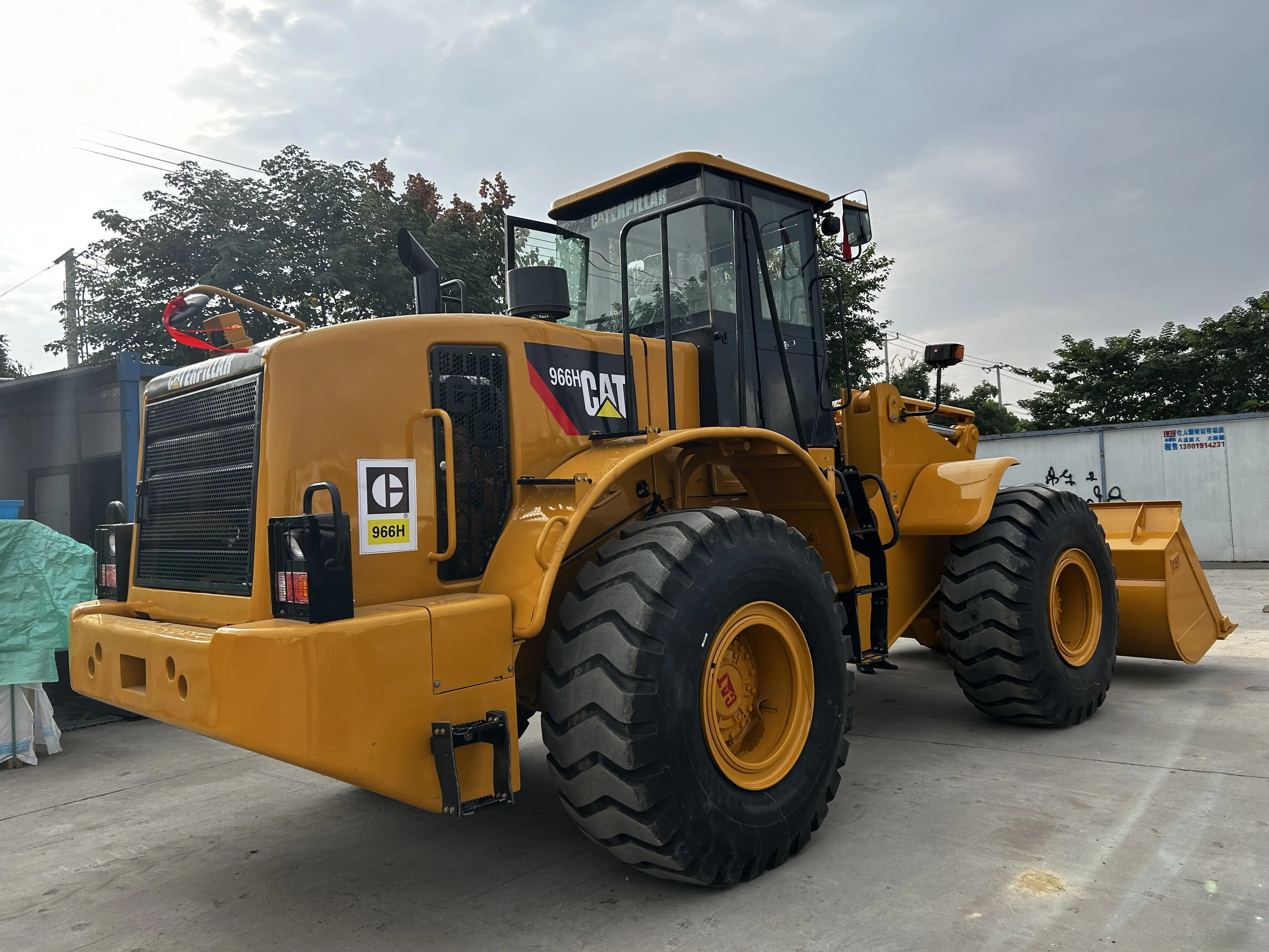 Good Quality Used CAT 966H Wheel Loader Construction Hydraulic Caterpillar Machinery CAT 966H Used Wheel Loaders
