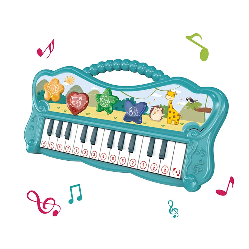 Baby Early Educational Piano Instrument Toys with 15 Keys Piano Toys for Kids