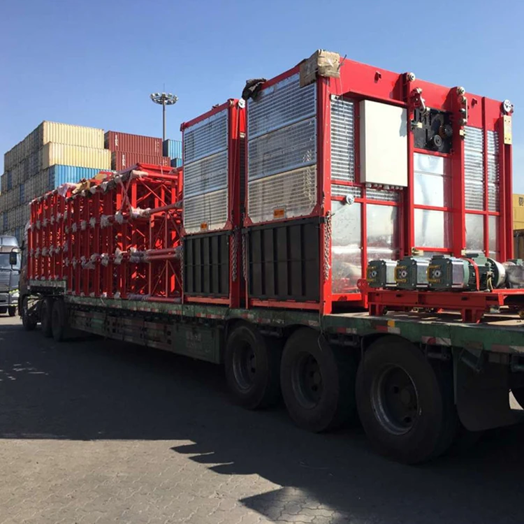 1.2t 2t 3ton electric SC100 SC100/100 SC200 200td SC200/200 3*11kw building material construction hoist