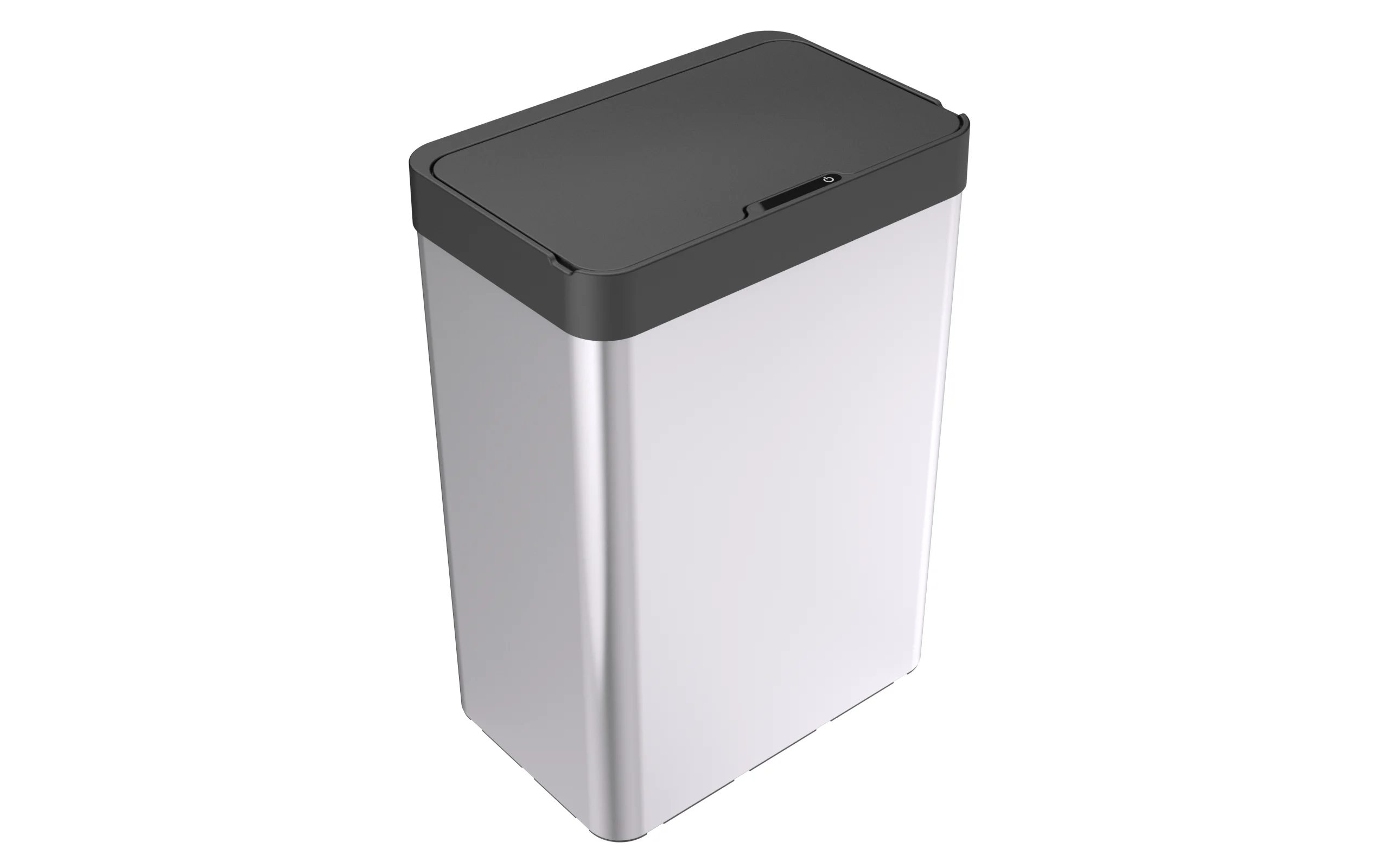19 Gallon 3 Opening Modes Bathroom Smart stainless steel trash can for Bedroom Bathroom Kitchen Office Black Gold Border  Bin