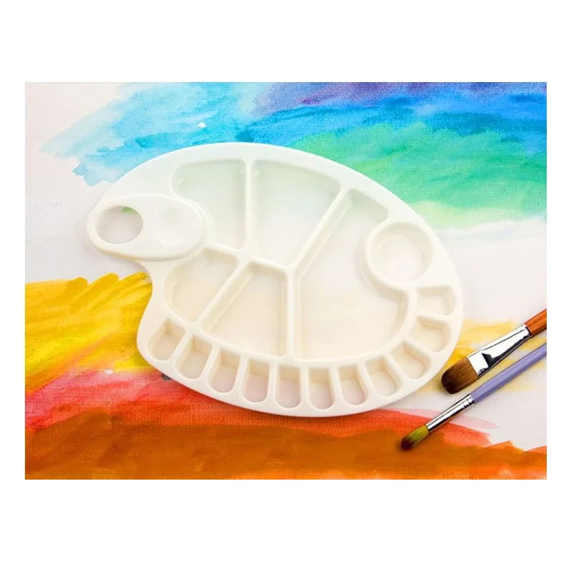 17color palette artist watercolor painting tool hair hair palette for kidspalette box mix paint colors case easy to clean